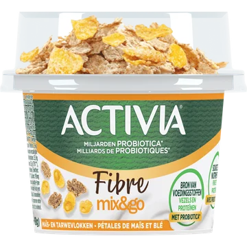 Activia Fibre Mix & Go Met Maïs En Tarwevlokken 163g