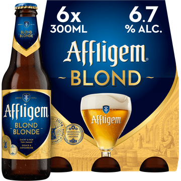 Affligem Blond Bier Fles 6 x 300ml