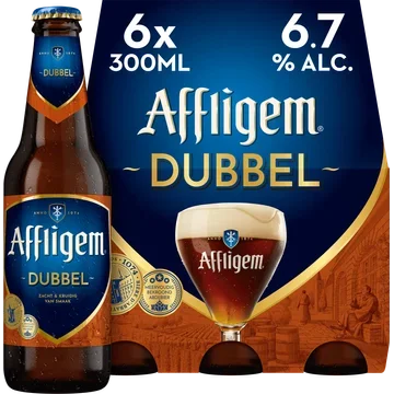 Affligem Dubbel Bier Fles 6 x 300ml