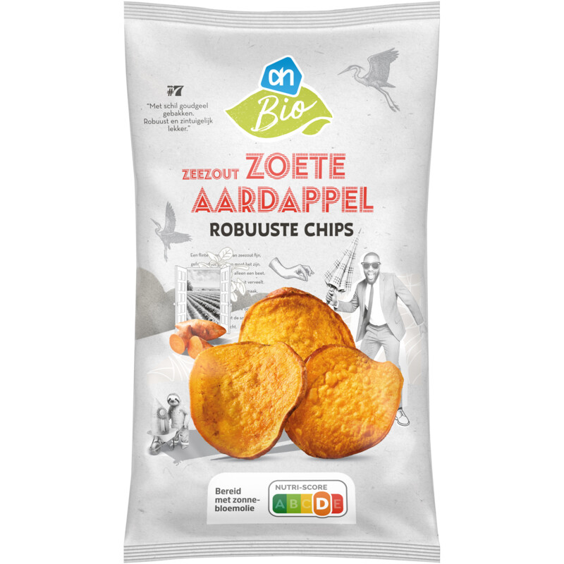 AH Biologisch Zoete aardappel chips