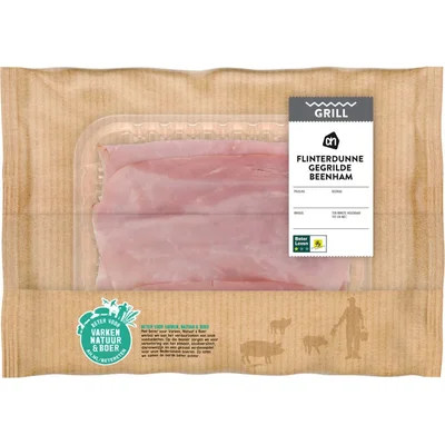 AH Flinterdunne gegrilde beenham