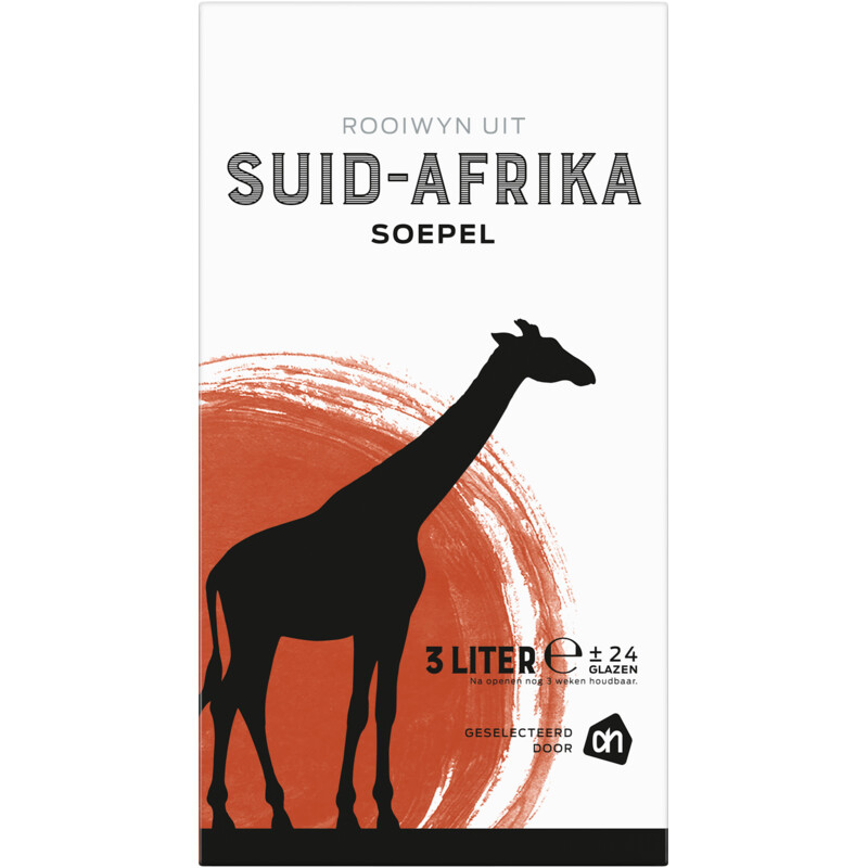 AH Soepele Zuid-Afrikaanse wijntap rood