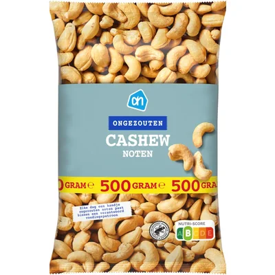 AH Ongezouten cashewnoten