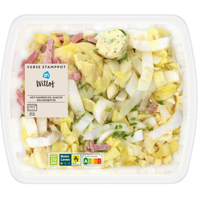 AH Verse stamppot witlof ham kaas