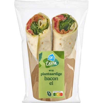 AH Terra Plantaardige wrap bacon ei