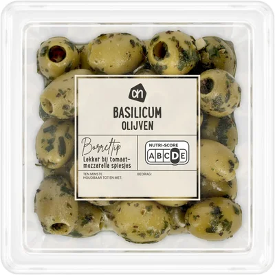 AH Basilicum olijven