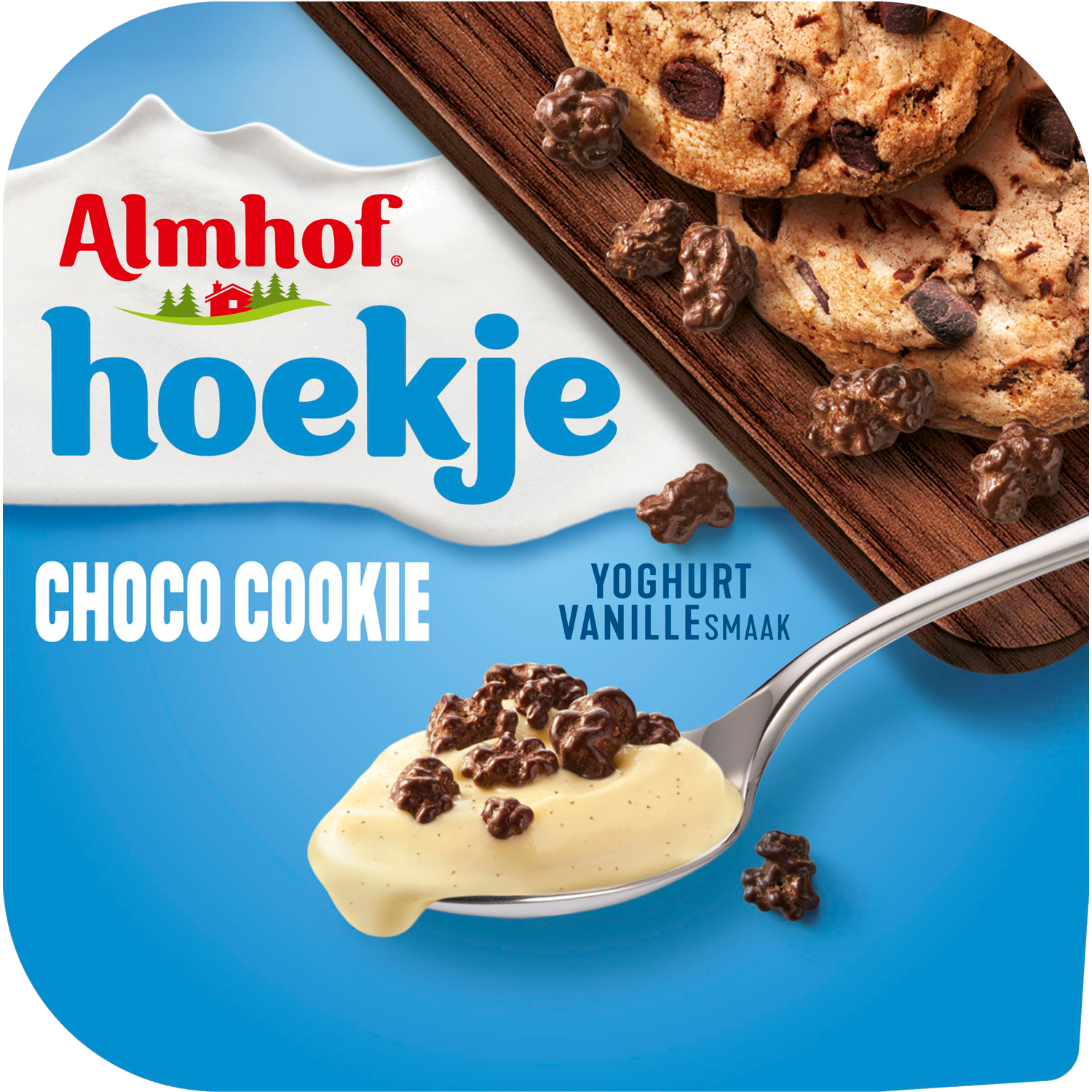 Almhof Hoekje Choco cookie Bakje 150 g