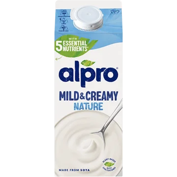 Alpro Mild & Creamy Naturel Plantaardige Variatie Op Yoghurt 755g
