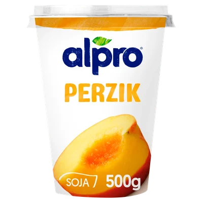 Alpro Plantaardige Variatie Op Yoghurt Perzik 500g