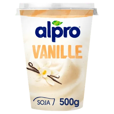 Alpro Plantaardige Variatie Op Yoghurt Vanille 500g
