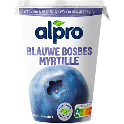 Alpro Yoghurtvariatie blauwe bes