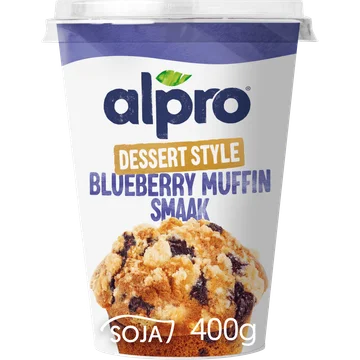 Alpro Plantaardige Variatie Yoghurt Blueberry Muffin
 400 g