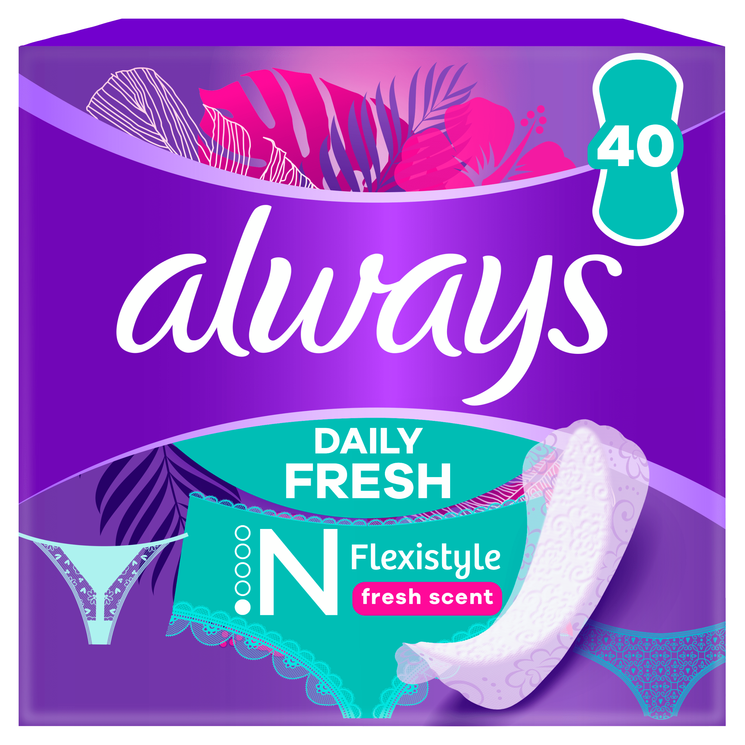 Always Dailies inlegkruisjes slim multiform Doos 40 st