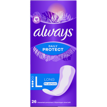 Always Daily Protect Long 0% parfum Inlegkruisjes