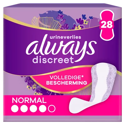 Always Discreet incontinentie inlegkruisjes Doos 28 st