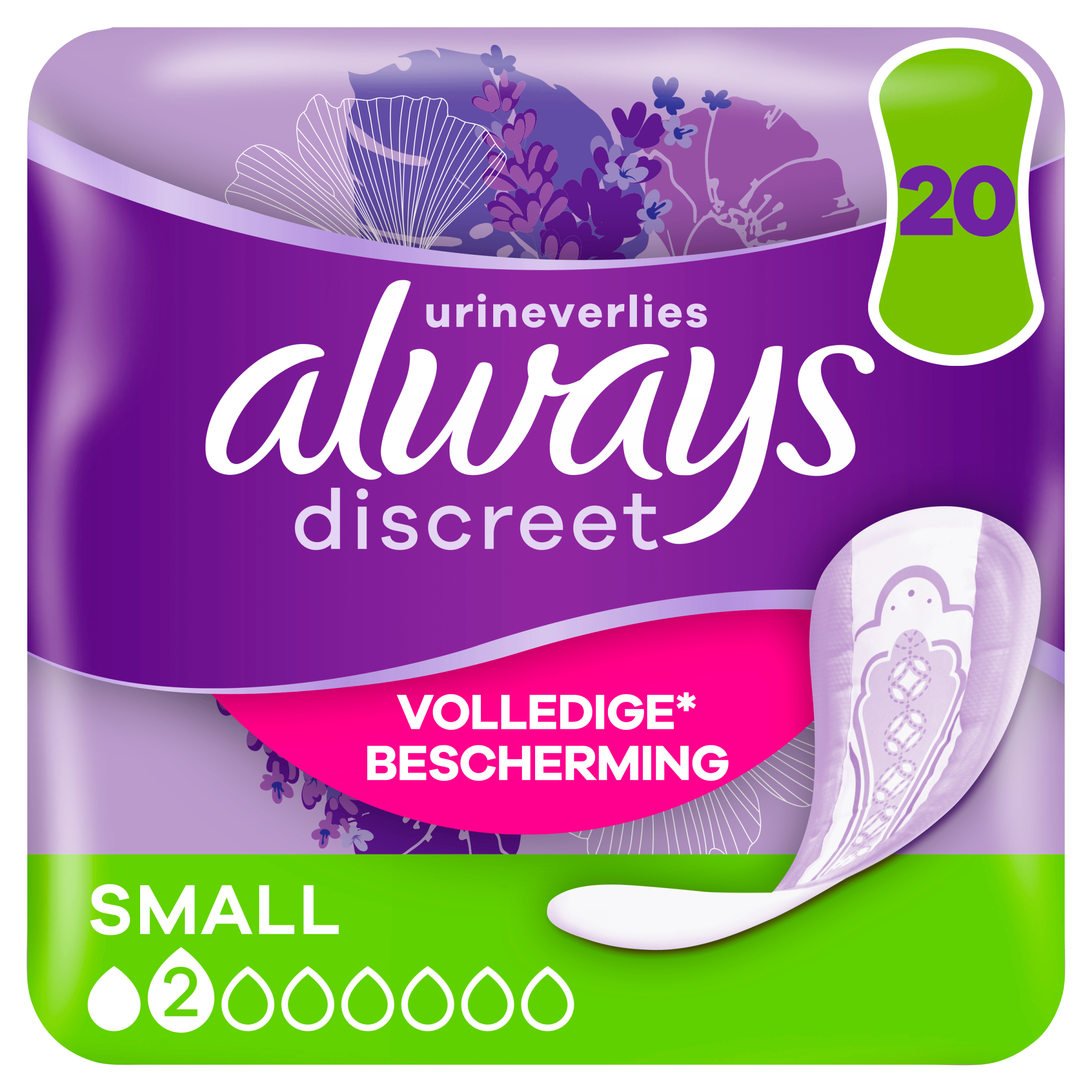 Always Discreet maandverband small Zak 20 st