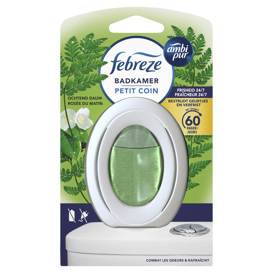 Ambipur Ochtenddauw wc continu Blister 8 ml