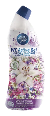 Ambipur WC Gel White Flowers Fles 750 ml