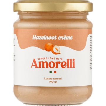 Amorelli Hazelnoot Crème 190 g