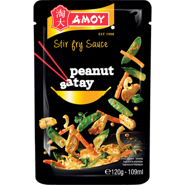 Amoy Peanut Satay Stir Fry Sauce 120 g
