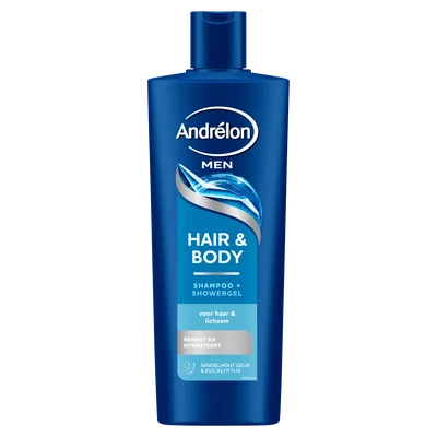 Andrelon for men Shampoo Hair&amp;Body Fles 400 ml
