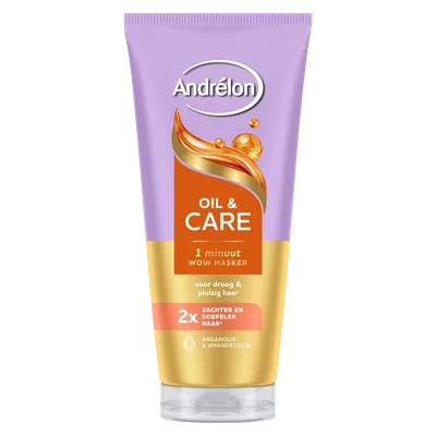Andrélon Masker 1 min Oil &amp; Care Tube 180 ml