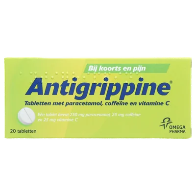 Antigrippine Tabletten 20st Stuk 20 st
