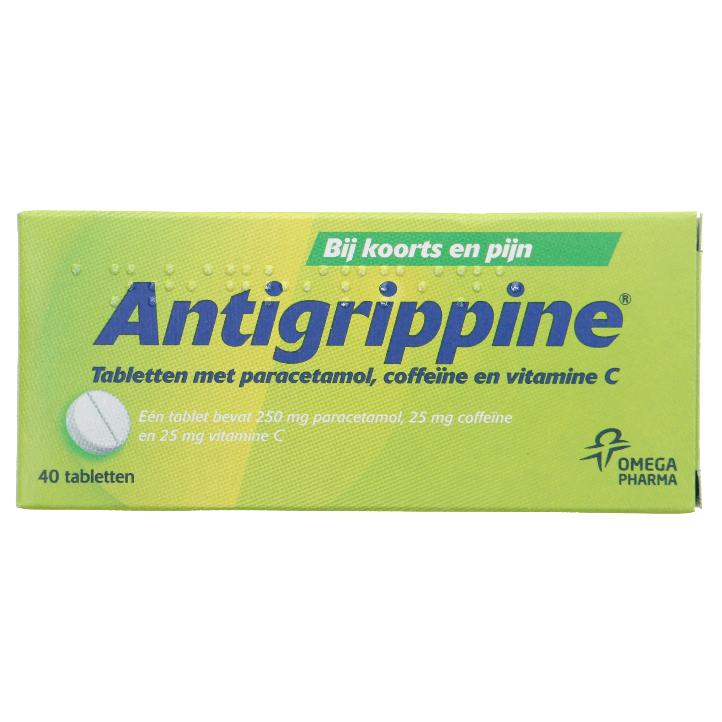 Antigrippine tablet 250mg Doos 40 st