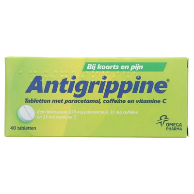 Antigrippine tablet 250mg Doos 40 st