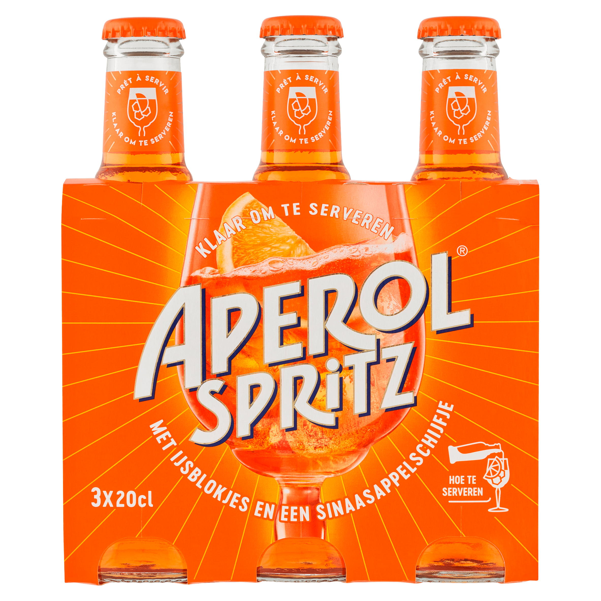 Aperol Spritz 3x20cl Set 600 ml