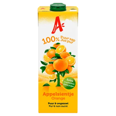 Appelsientje Sinaasappelsap zonder vruchtvlees Pak 1000 ml