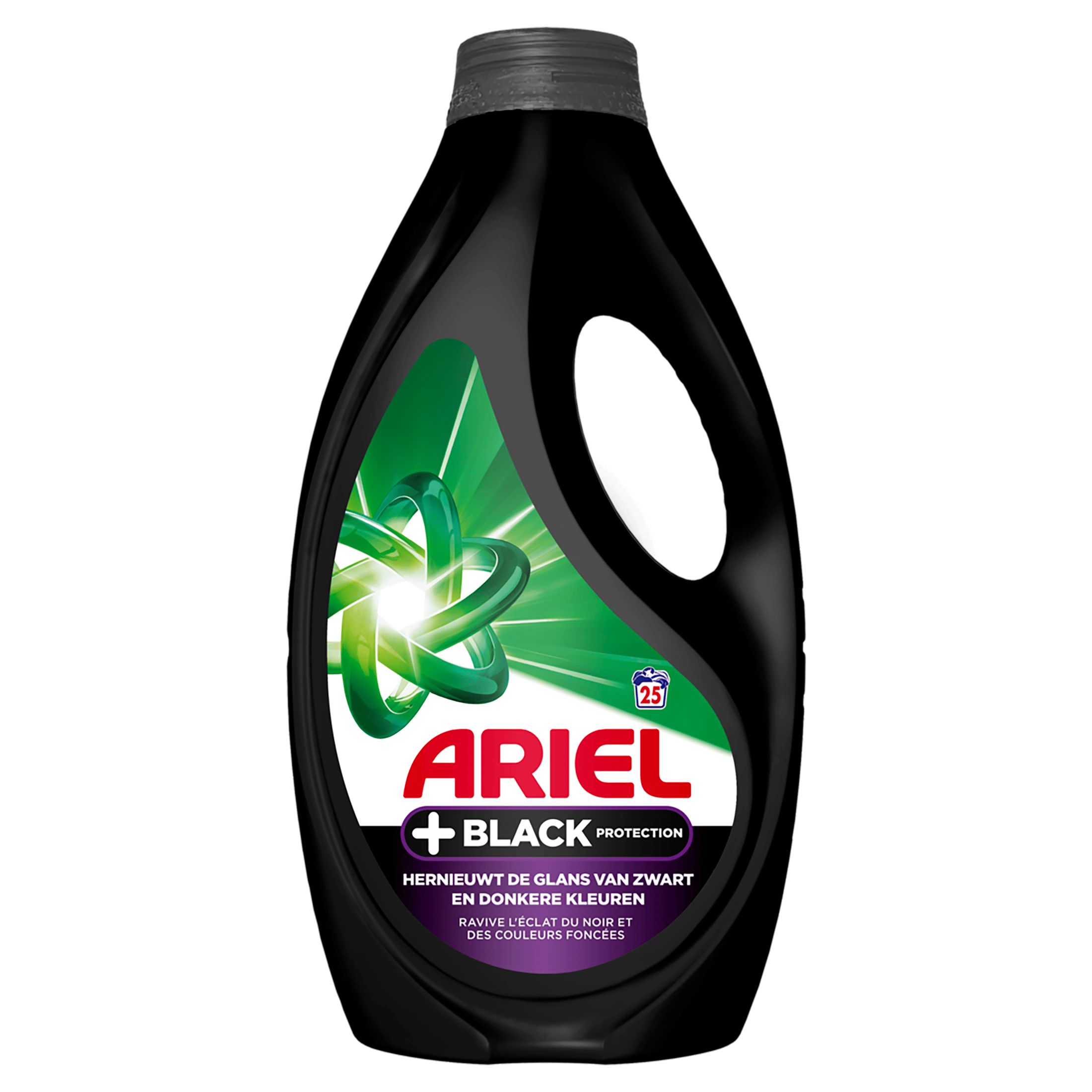 Ariel + Vloeibaar black protect 25sc Fles 1125 ml