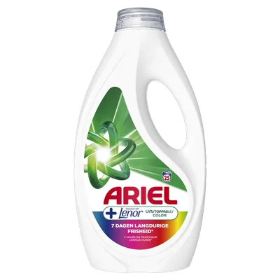 Ariel + Vloeib touch of lenor 25sc Fles 1125 ml