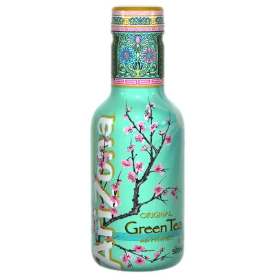 Arizona Green tea peach Fles 500 ml