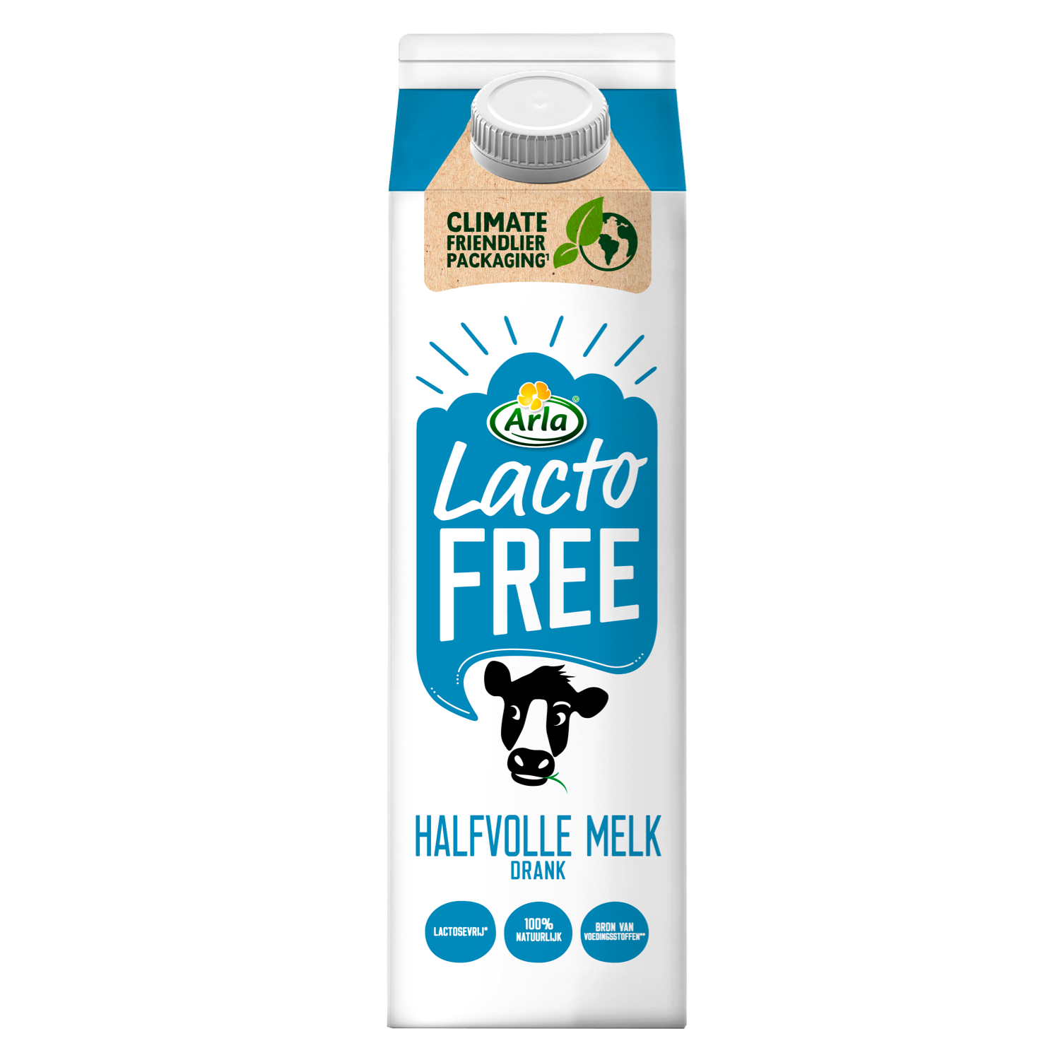 Arla Halfvolle lactose vrije melk drank
