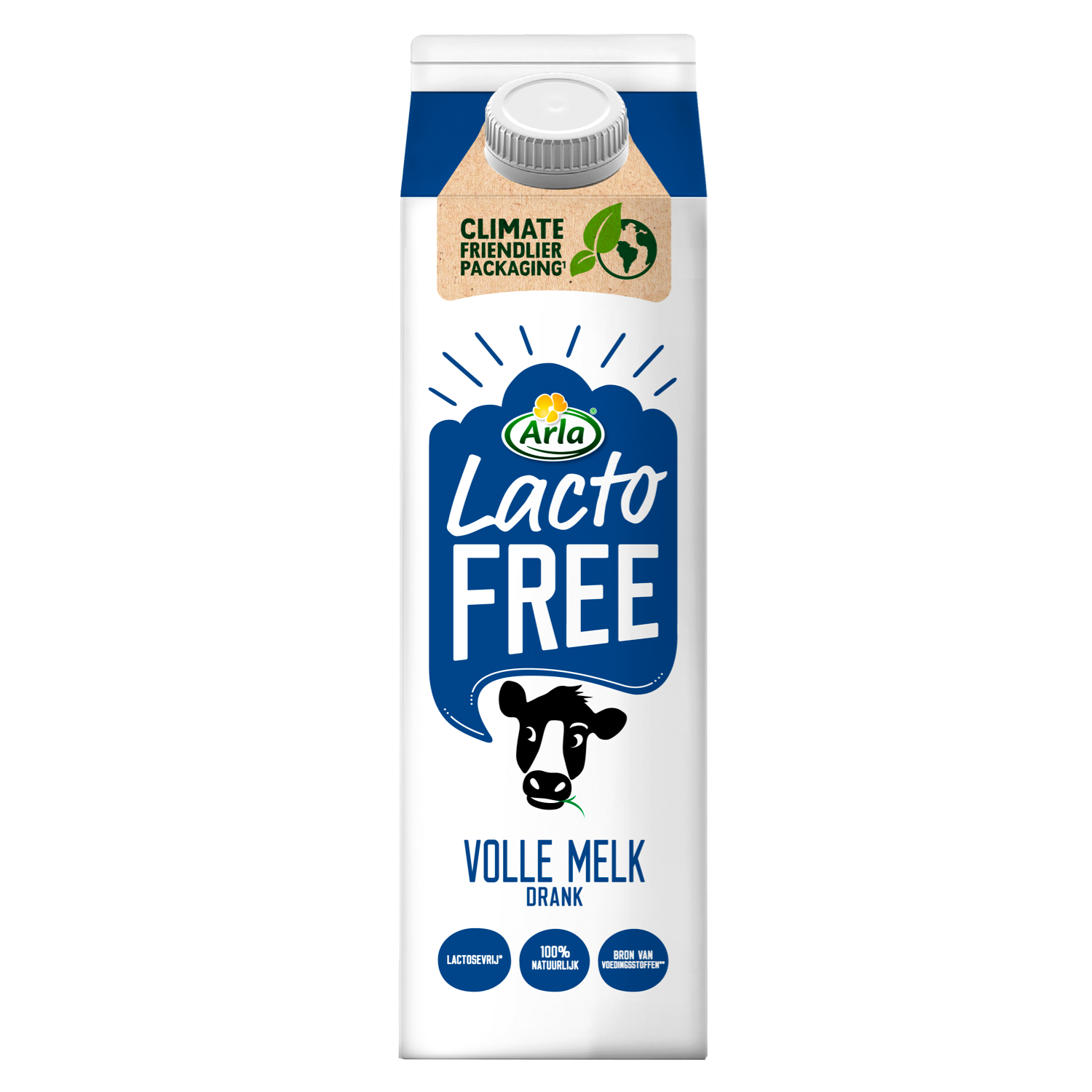 Arla Lactose vrije volle melk drank