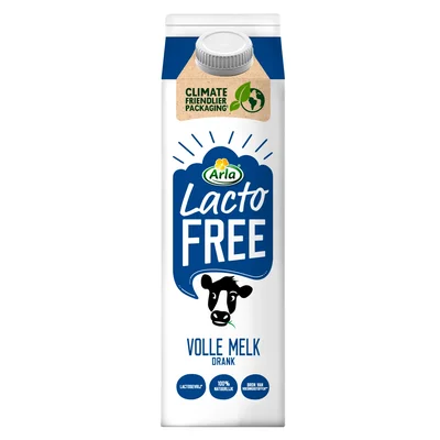 Arla Lactose vrije volle melk drank