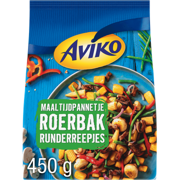 Aviko Maaltijdpannetje Roerbak Runderreepjes 450 g