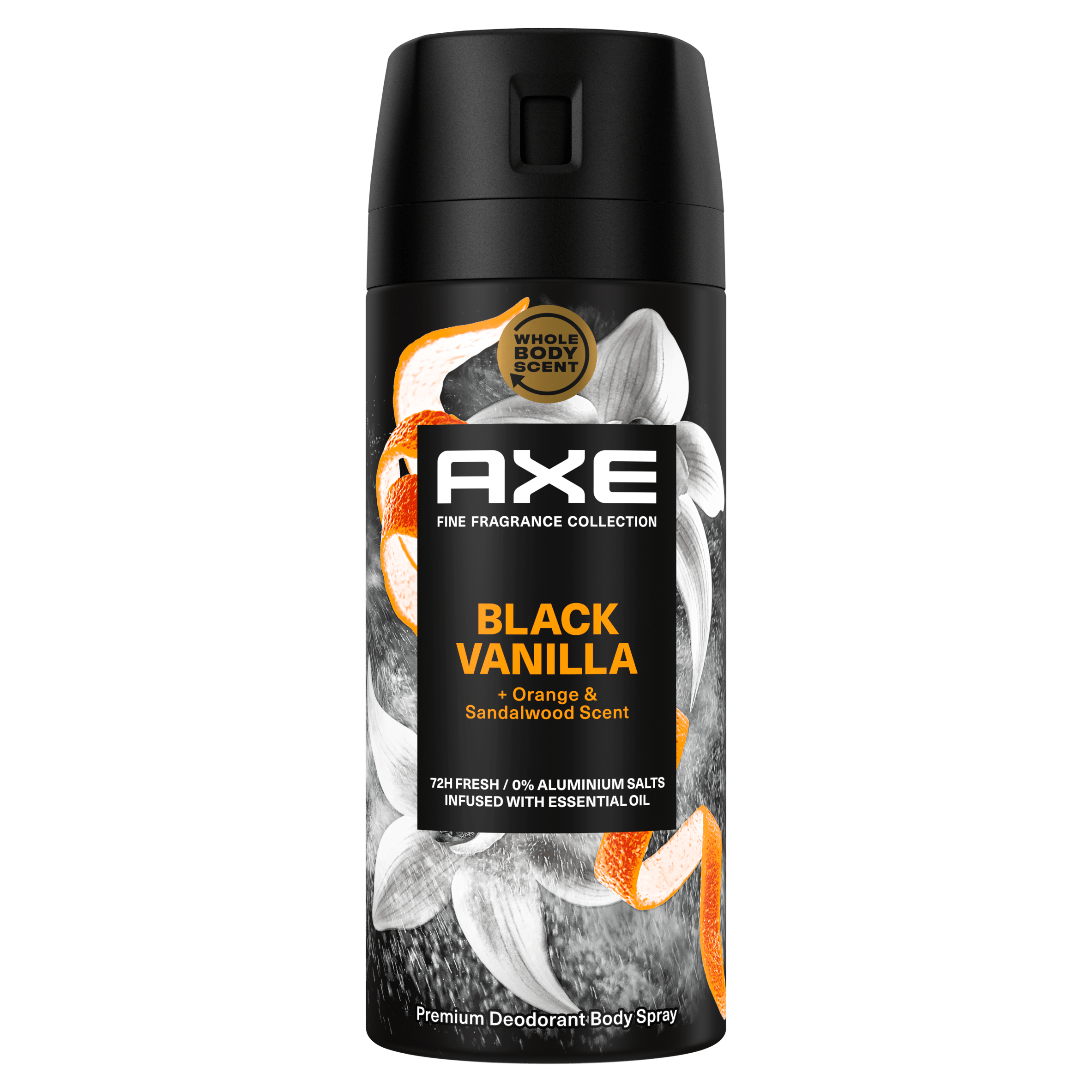 Axe Deospray black vanilla Spuitbus 150 ml