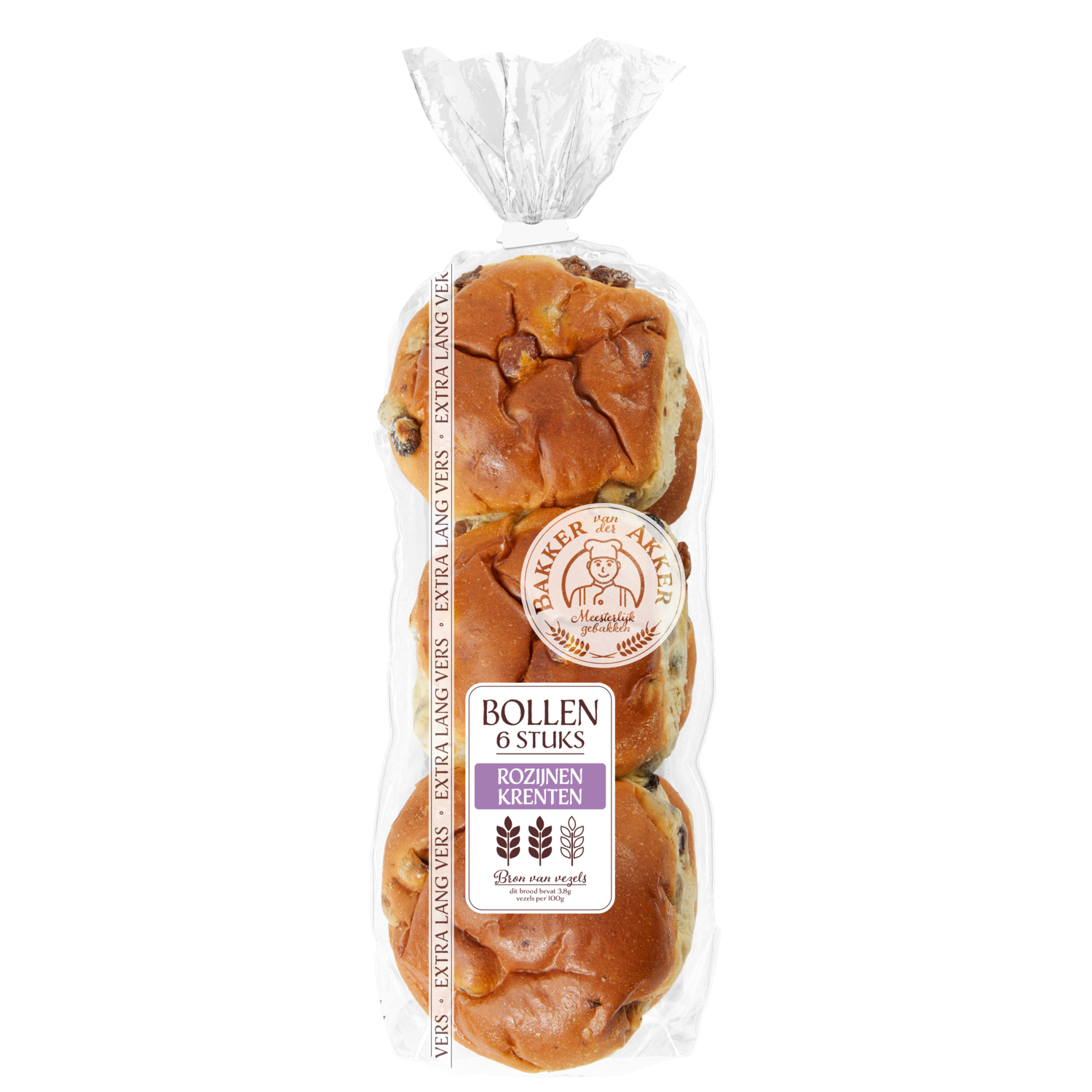 Bakker van der Akker Rozijnen krentenbollen
