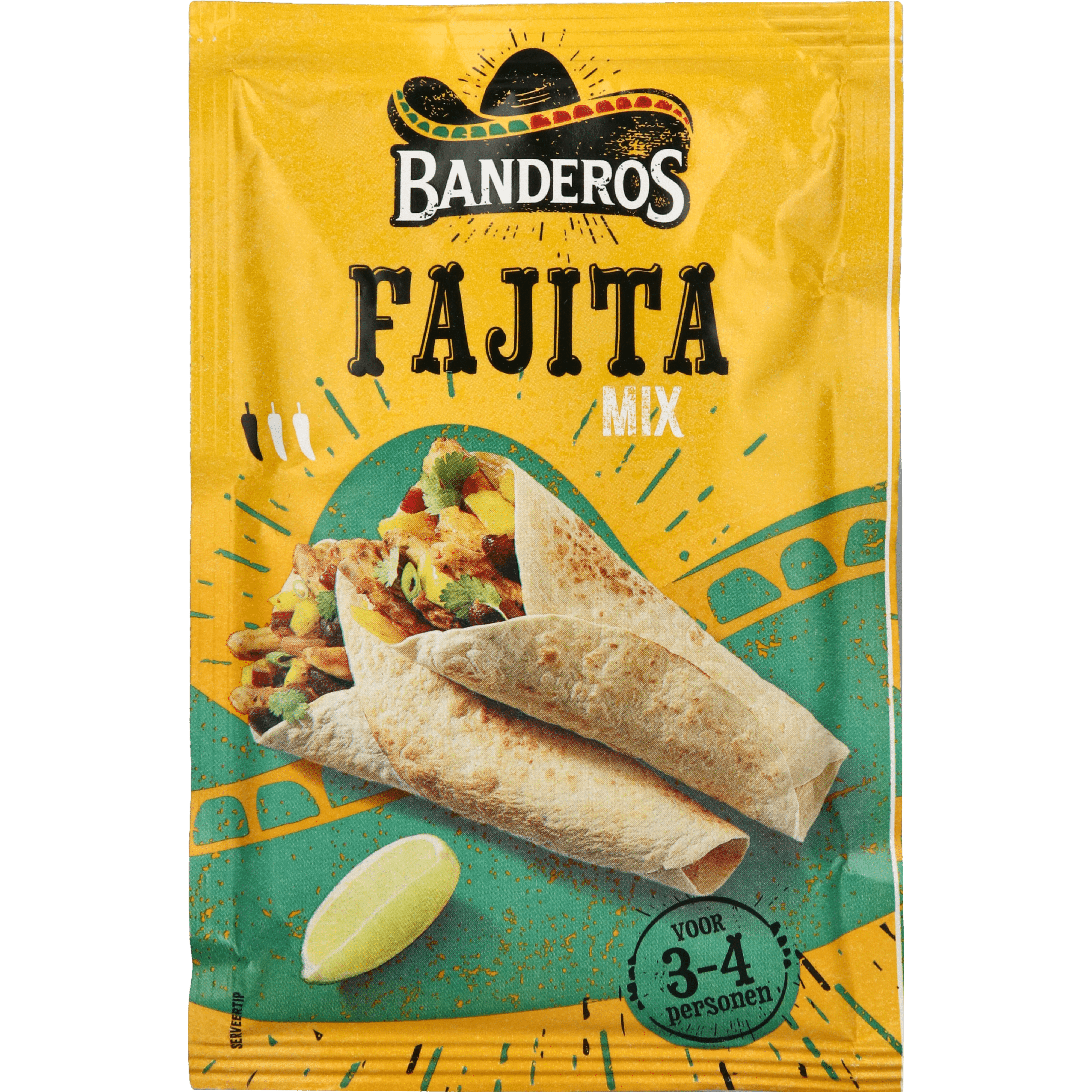 Banderos Fajita tortilla kruidenmix Zakje 28 g