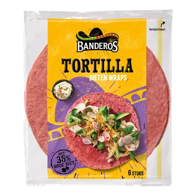 Banderos Rode bieten wraps 6 stuks