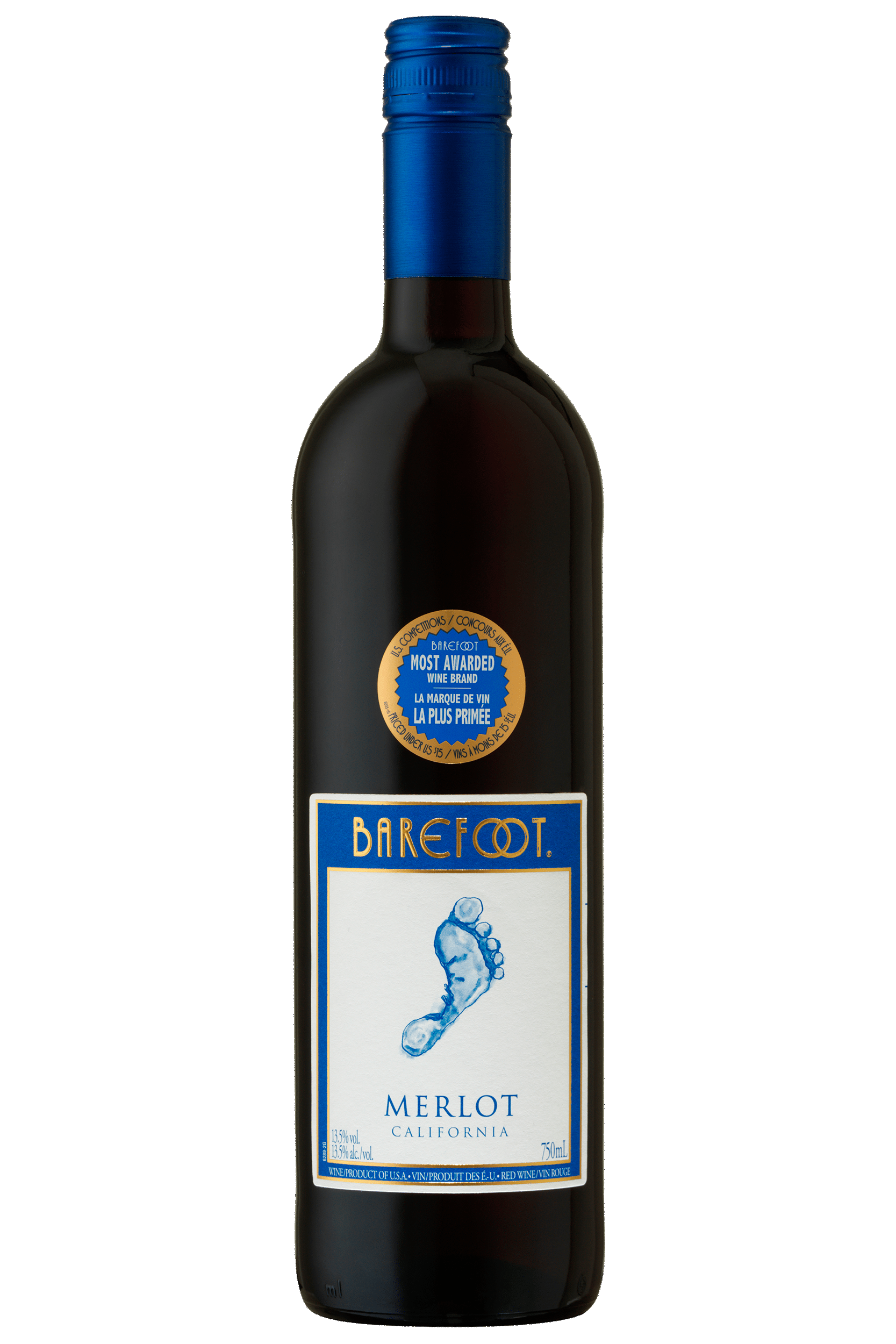 Barefoot Merlot Fles 750 ml