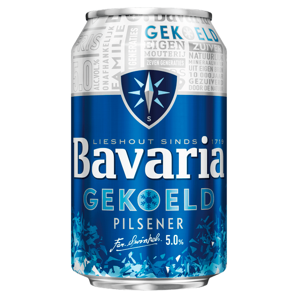 Bavaria Pilsener gekoeld Blik 330 ml