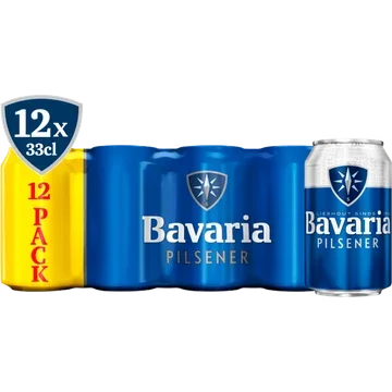 Bavaria - Pilsener - Blik - 12 x 330ML