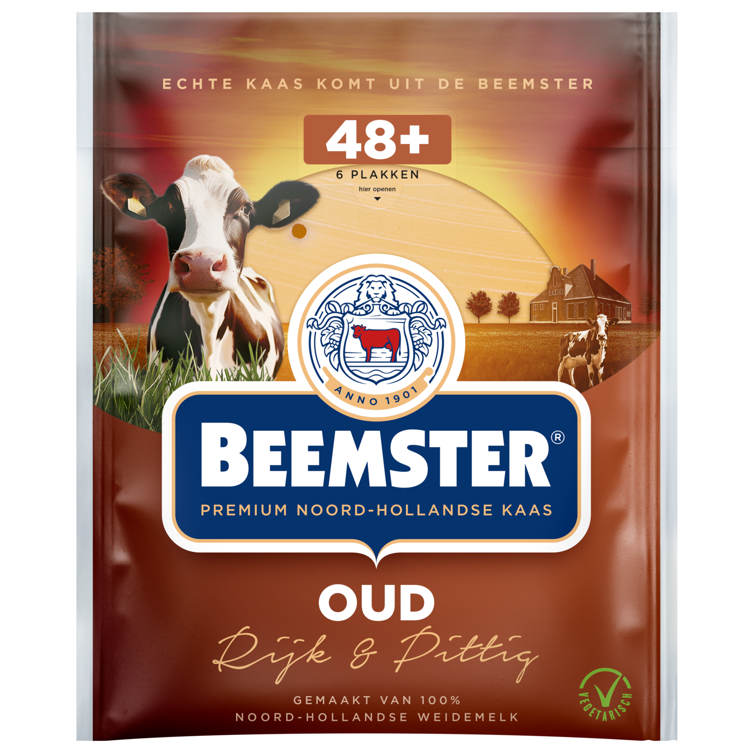 Beemster Oude kaas 48+ plakken