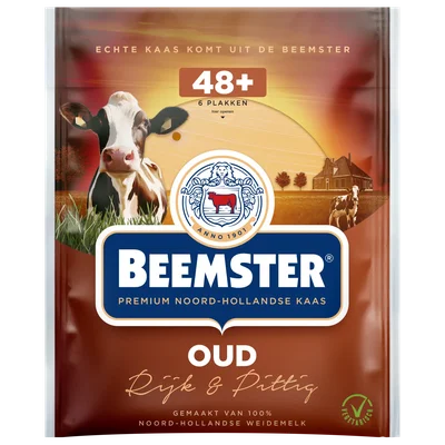 Beemster Oude kaas 48+ plakken