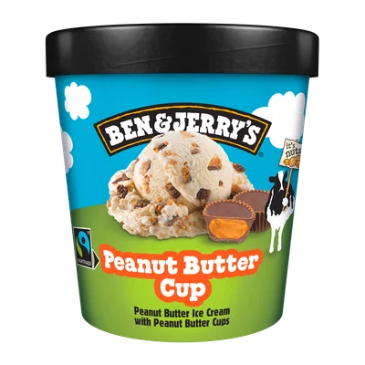 Ben&amp;Jerry's B&amp;J?s Peanut Butter Cup Kuipje 465 ml