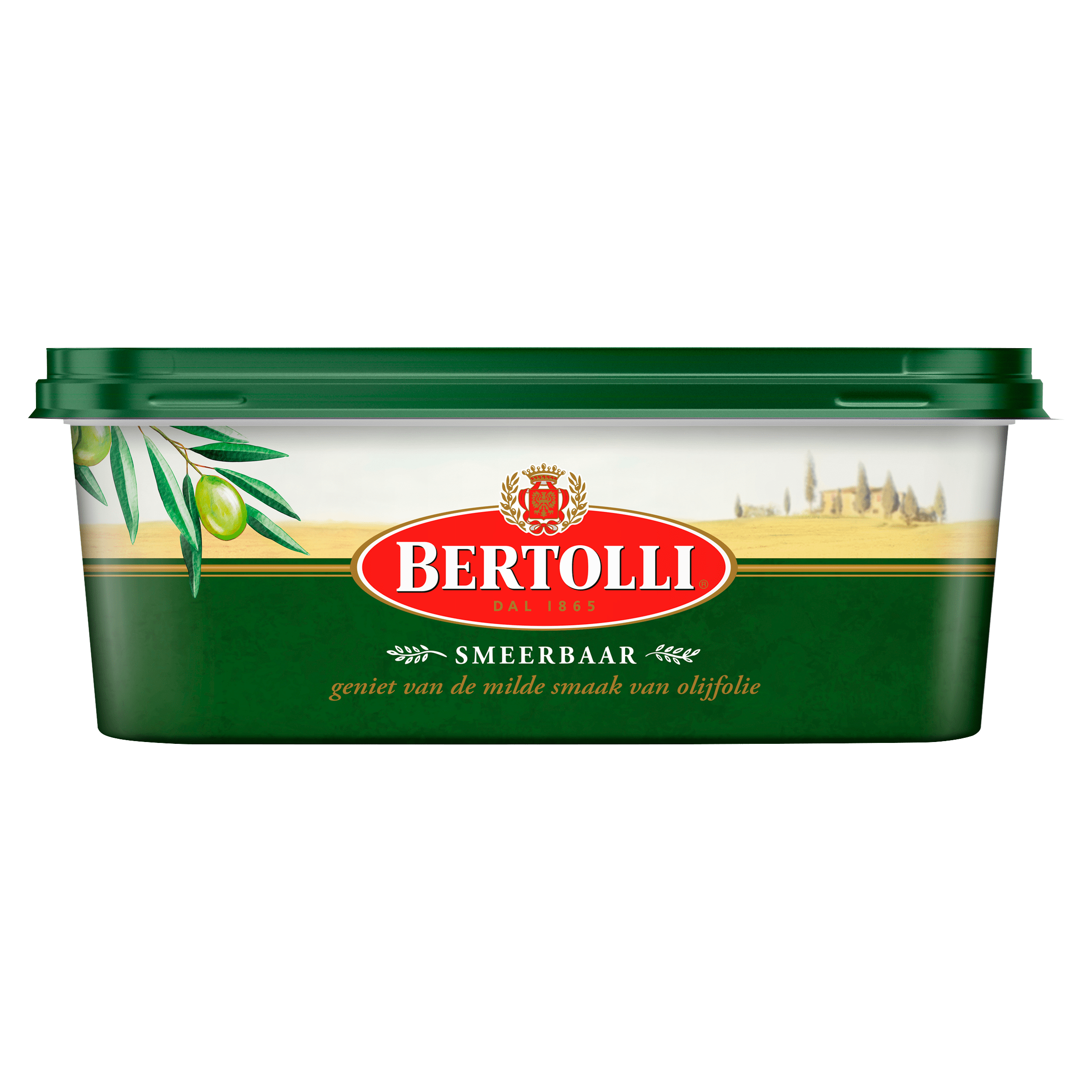Bertolli Margarine met olijfolie voor op brood Kuipje 250 g
