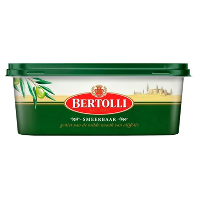Bertolli Margarine met olijfolie voor op brood Kuipje 250 g